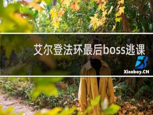 艾尔登法环最后boss逃课