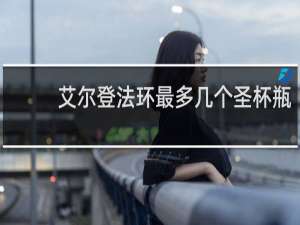 艾尔登法环最多几个圣杯瓶