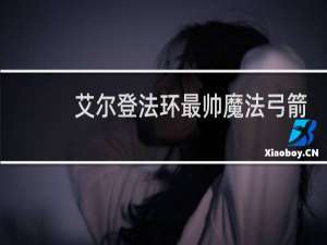 艾尔登法环最帅魔法弓箭