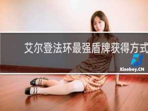 艾尔登法环最强盾牌获得方式