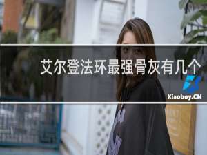 艾尔登法环最强骨灰有几个