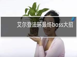 艾尔登法环最终boss大招