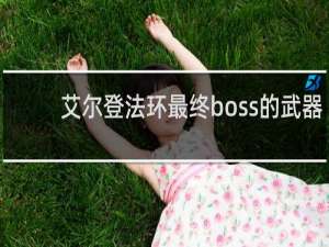 艾尔登法环最终boss的武器