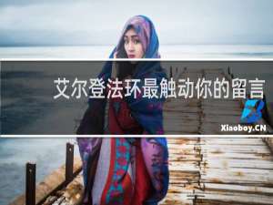 艾尔登法环最触动你的留言