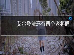 艾尔登法环有两个老将吗