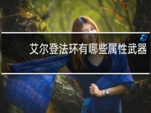 艾尔登法环有哪些属性武器