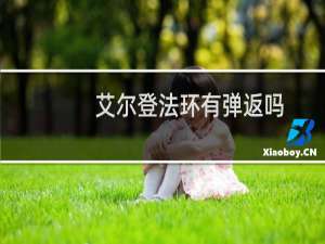 艾尔登法环有弹返吗