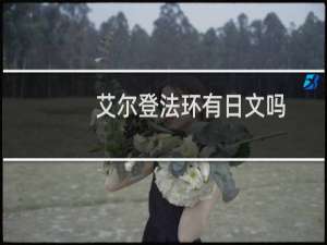 艾尔登法环有日文吗