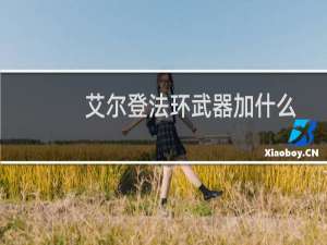 艾尔登法环武器加什么