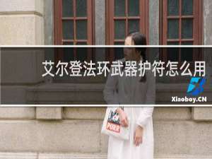 艾尔登法环武器护符怎么用