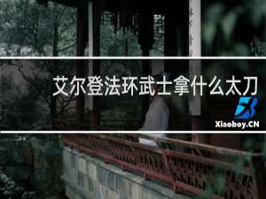 艾尔登法环武士拿什么太刀