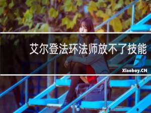 艾尔登法环法师放不了技能