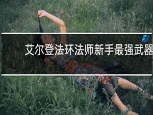 艾尔登法环法师新手最强武器