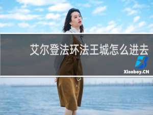 艾尔登法环法王城怎么进去