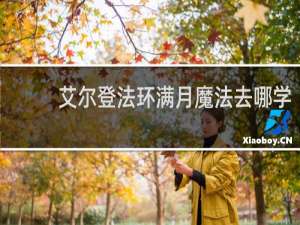 艾尔登法环满月魔法去哪学