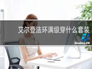 艾尔登法环满级穿什么套装