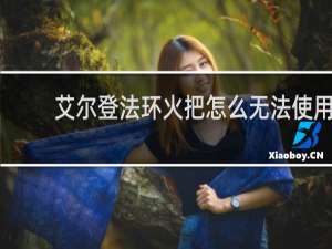 艾尔登法环火把怎么无法使用