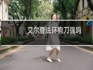 艾尔登法环狗刀强吗