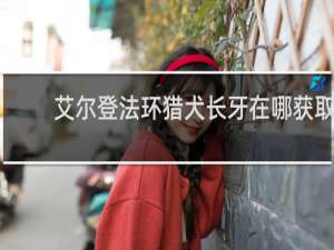 艾尔登法环猎犬长牙在哪获取