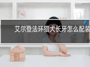 艾尔登法环猎犬长牙怎么配装