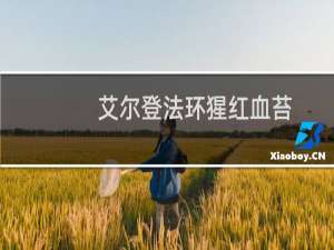 艾尔登法环猩红血苔
