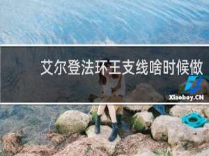 艾尔登法环王支线啥时候做