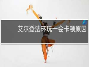 艾尔登法环玩一会卡顿原因