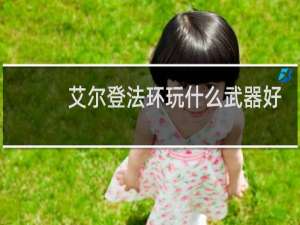 艾尔登法环玩什么武器好