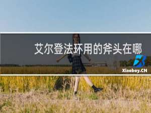 艾尔登法环用的斧头在哪