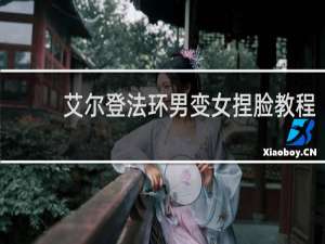 艾尔登法环男变女捏脸教程