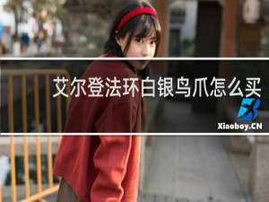 艾尔登法环白银鸟爪怎么买