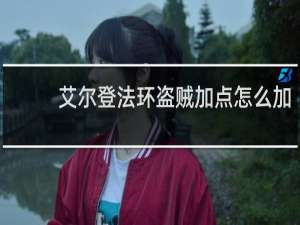 艾尔登法环盗贼加点怎么加
