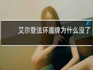 艾尔登法环盾牌为什么没了