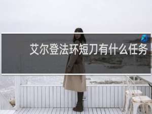艾尔登法环短刀有什么任务