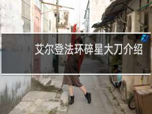 艾尔登法环碎星大刀介绍