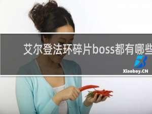 艾尔登法环碎片boss都有哪些