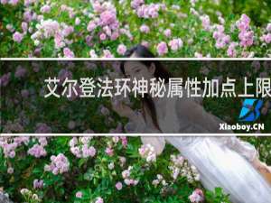艾尔登法环神秘属性加点上限
