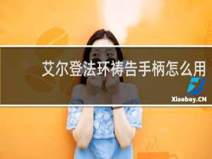 艾尔登法环祷告手柄怎么用