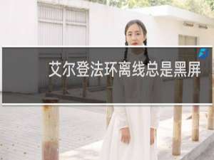 艾尔登法环离线总是黑屏