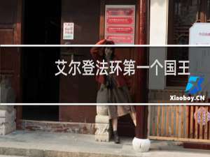 艾尔登法环第一个国王