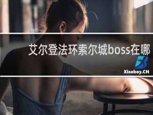 艾尔登法环索尔城boss在哪