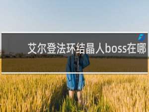 艾尔登法环结晶人boss在哪