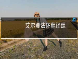 艾尔登法环翻译组