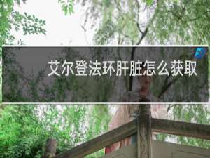 艾尔登法环肝脏怎么获取
