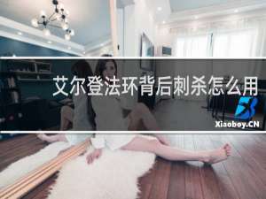 艾尔登法环背后刺杀怎么用