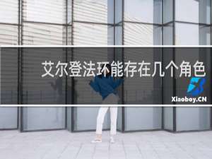 艾尔登法环能存在几个角色