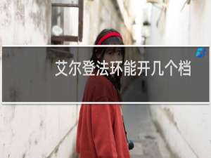 艾尔登法环能开几个档