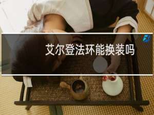 艾尔登法环能换装吗