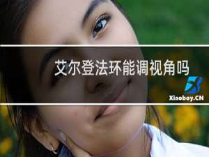 艾尔登法环能调视角吗