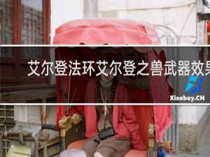 艾尔登法环艾尔登之兽武器效果